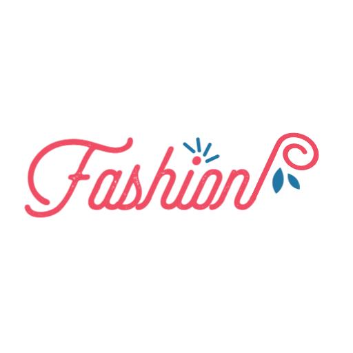Stylish Red and Blue Handwritten Text for Fashion Logo Template