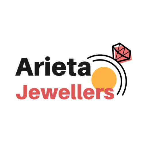 Stylish Red Diamond Graphic Enhancing Elegant Jewelry Logo Template