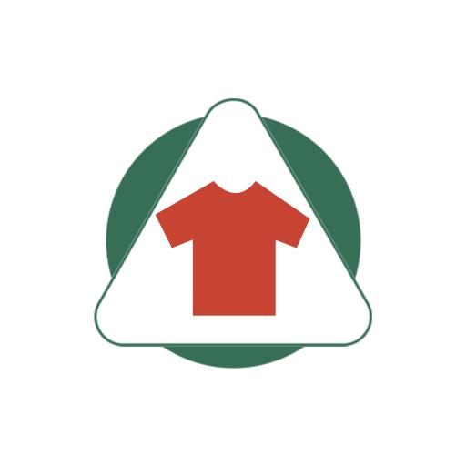 Stylish Red Shirt Design for Modern Clothing Brand Logo Template