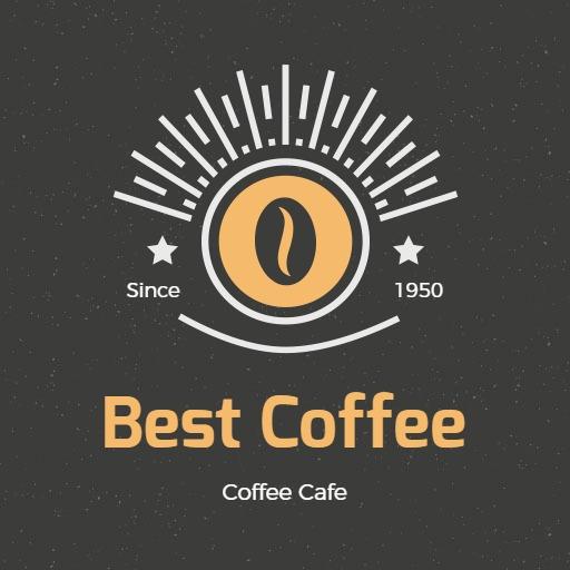 Stylish Retro Design Featuring Premium Coffee Experience Logo Template