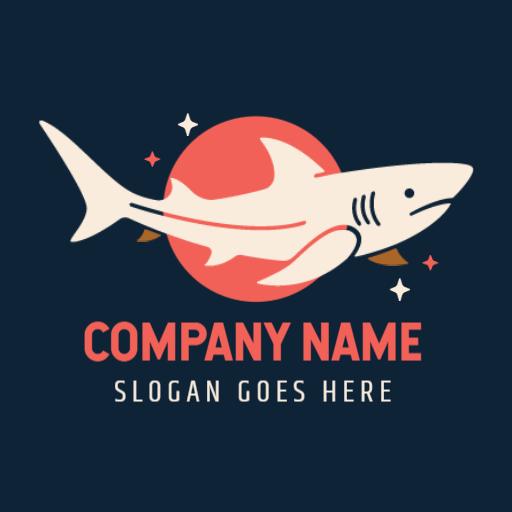 Stylish Shark Design Representing Innovative Company Logo Template