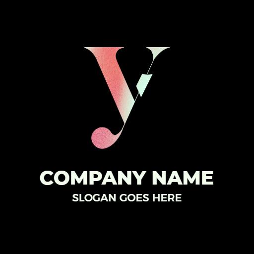 Stylish Y Letter Design with Modern Gradient Touch Logo Template