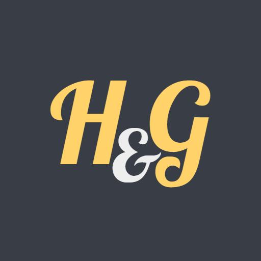 Stylish Yellow and White Monogram Combining Initials Elegantly Logo Template