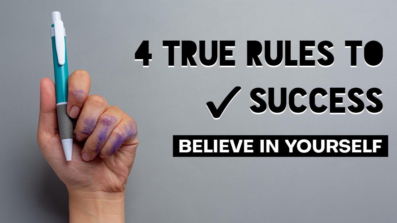 Success Mindset Tips Inspiration Trending YouTube Thumbnail Template