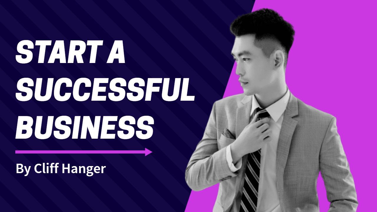 Successful Business Strategies Guide YouTube Thumbnail Template