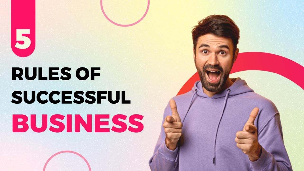 Successful Business Strategies Tips YouTube Thumbnail Template