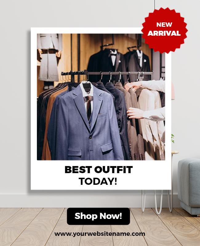 Suits and Formal Wear Sale Flyer Template