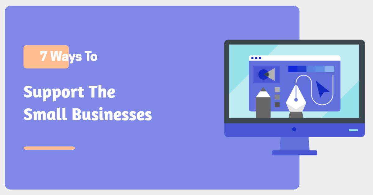 Support Small Businesses with Engaging Graphics Facebook Ad Template