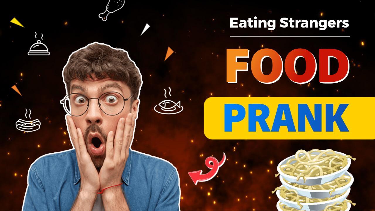 Surprising Food Reactions Prank Challenge YouTube Thumbnail Template
