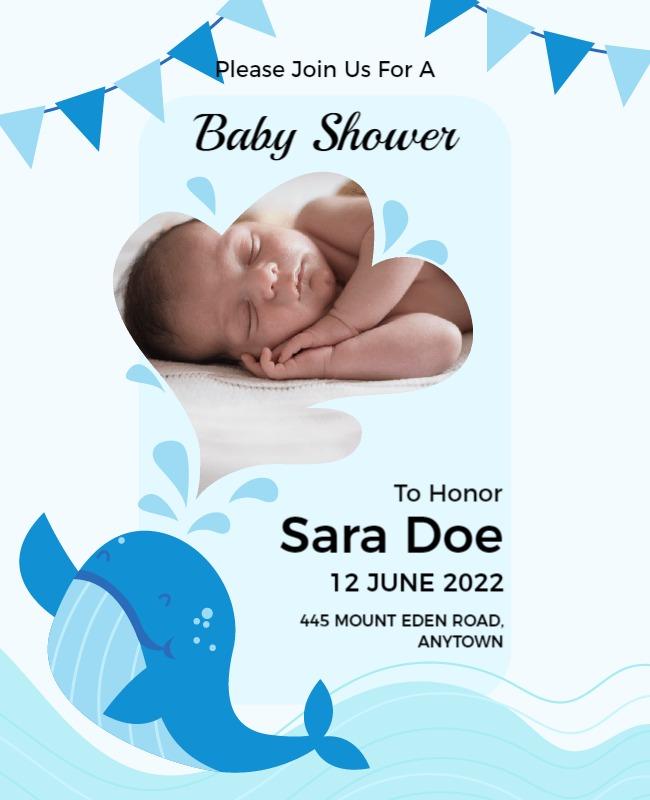 Sweet Baby Shower Celebration Flyer Template