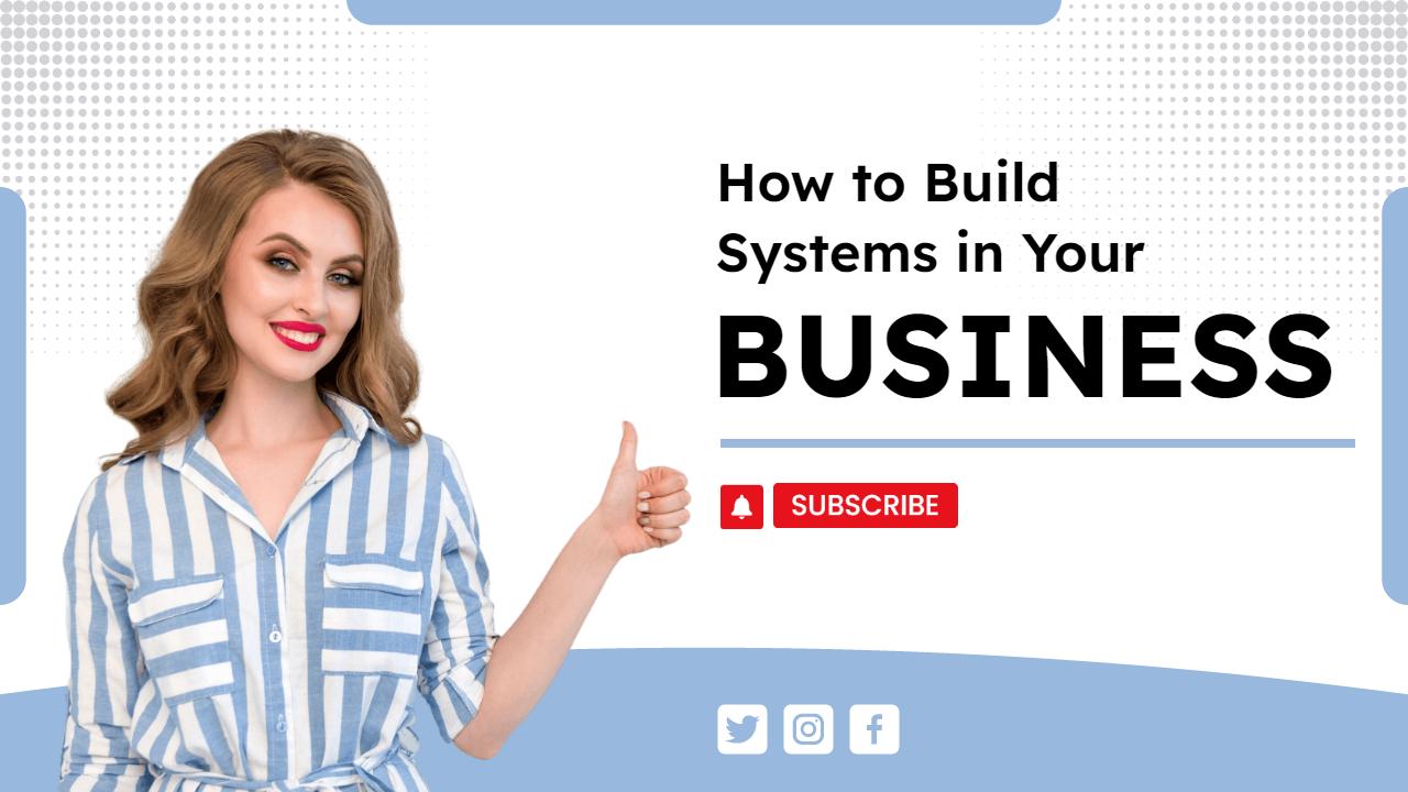 Systematic Strategies for Growing Your Business YouTube Thumbnail Template