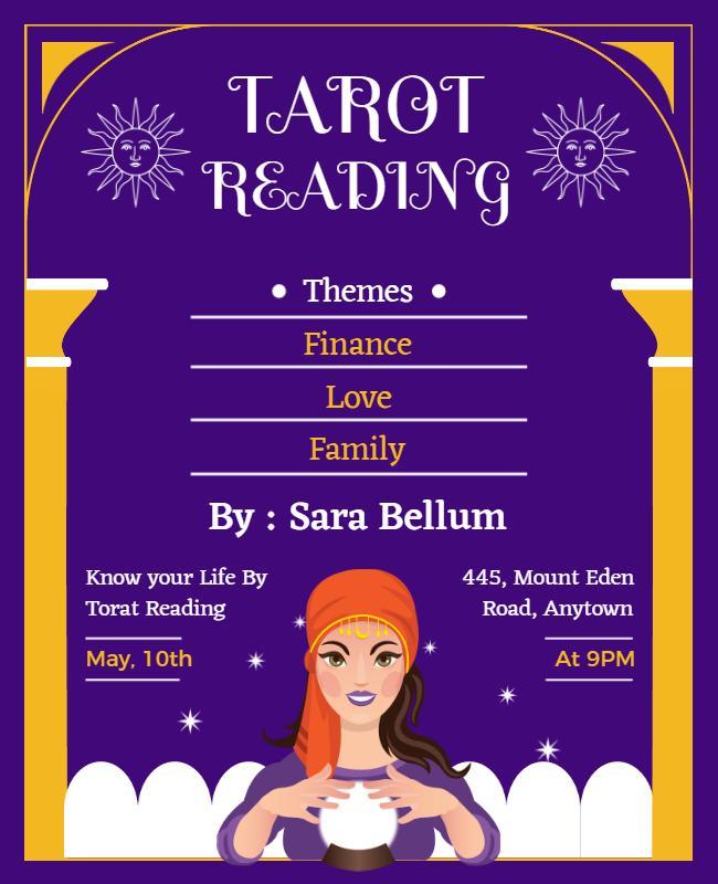 Tarot Reading Event Flyer Template