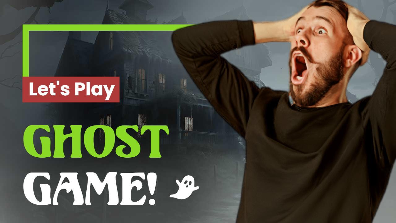 Terrifying Ghost Game Reaction Gaming YouTube Thumbnail Template