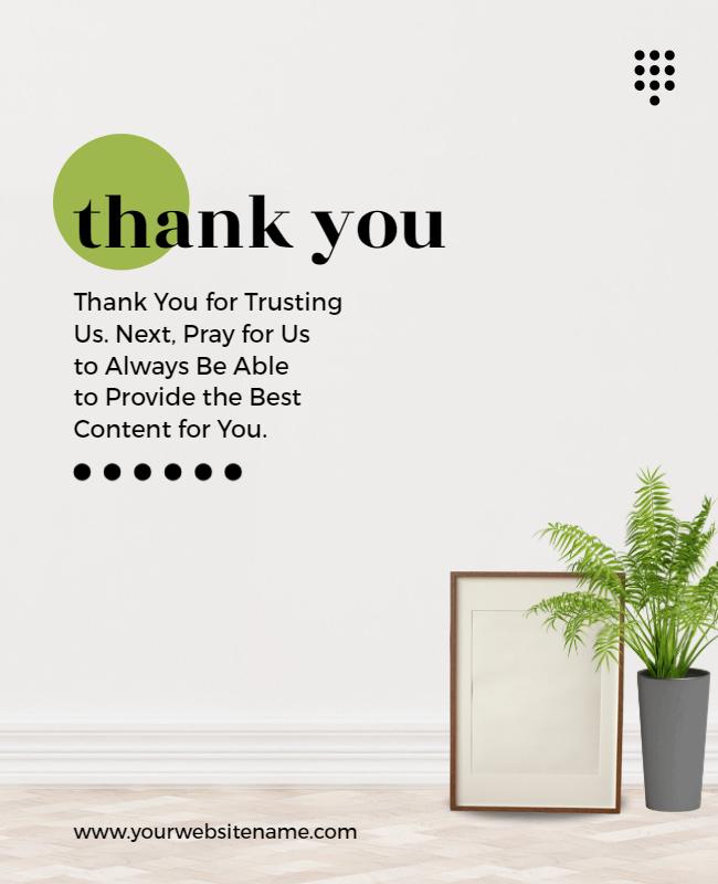 Thank You Appreciation Event Flyer Template