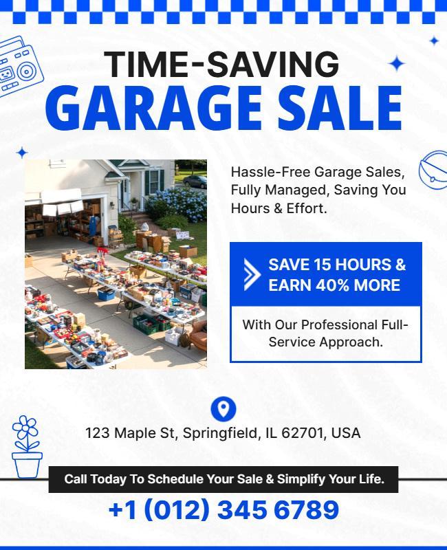 Time-Saving Garage Sale Event Flyer Template