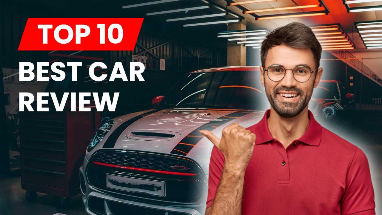 Top 10 Car Review Insights YouTube Thumbnail Template