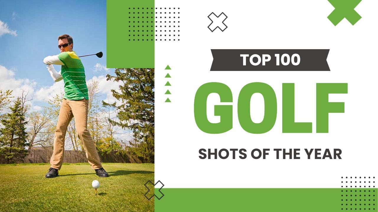 Top 100 Best Golf Shots Sports YouTube Thumbnail Template
