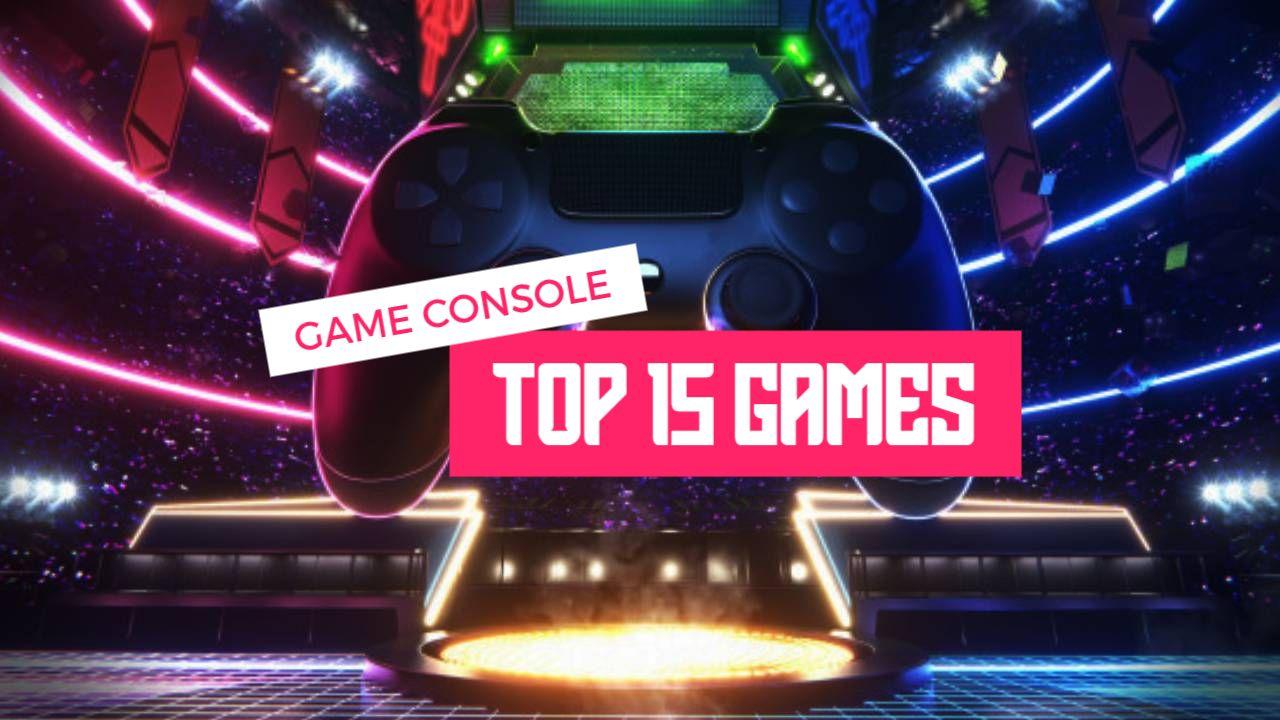 Top 15 Games Game Console Gaming YouTube Thumbnail Template