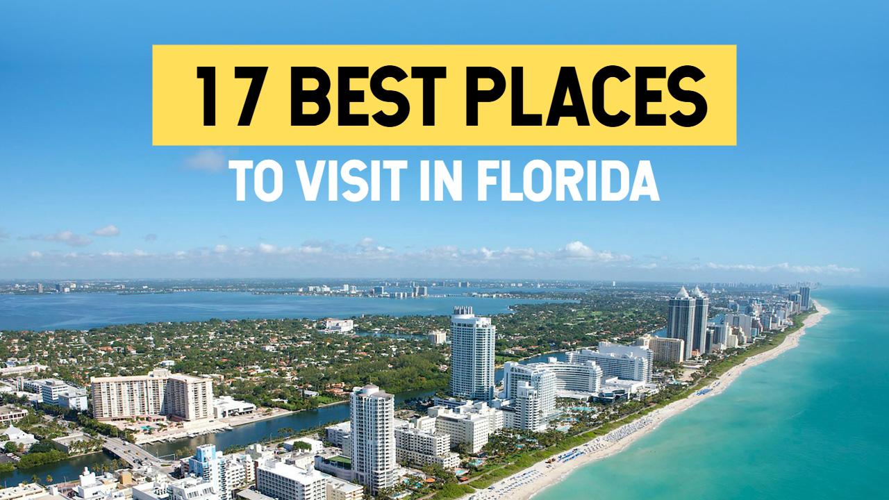 Top 17 Must-See Destinations Florida Travel YouTube Thumbnail Template