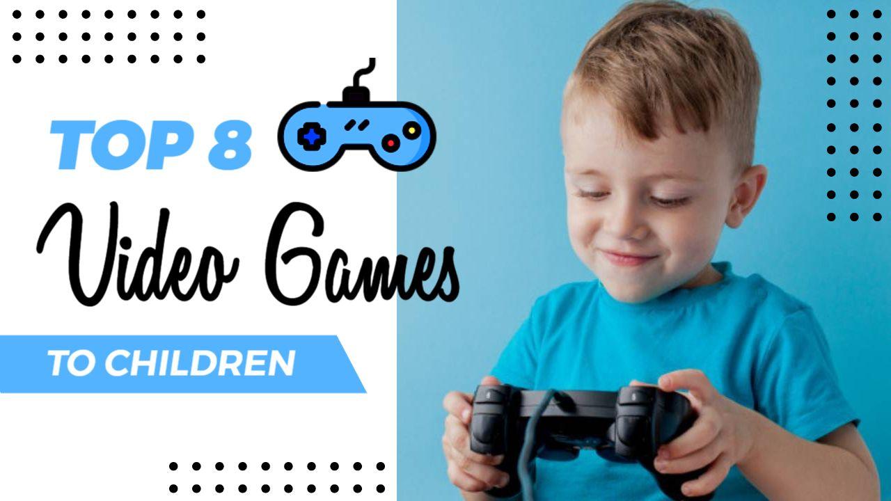 Top Children Video Games Showcase Gaming YouTube Thumbnail Template