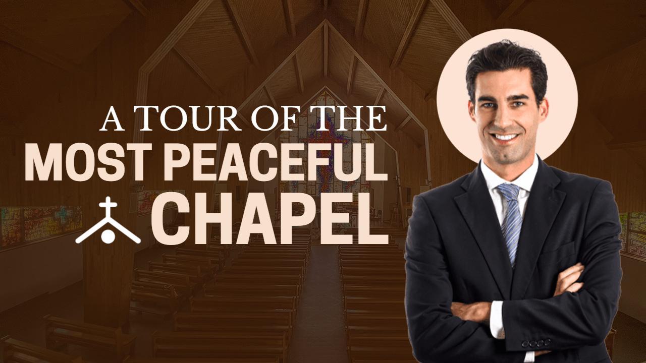Tour Inside Most Peaceful Chapel Events YouTube Thumbnail Template