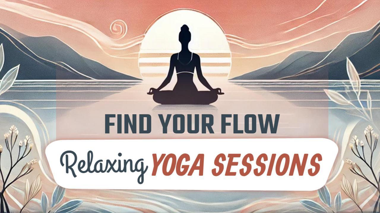 Tranquil Serenity Yoga Flow YouTube Thumbnail Template