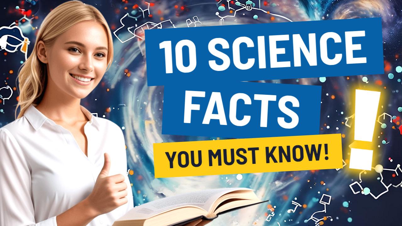 Trending Science Facts You Must Know YouTube Thumbnail Template