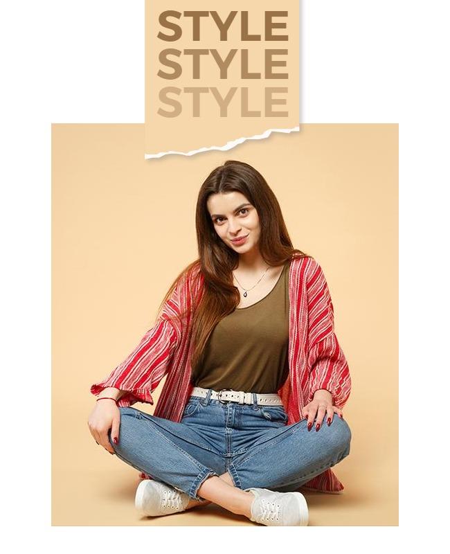 Trendy Casual Fashion Display for Style Inspiration Poster Template
