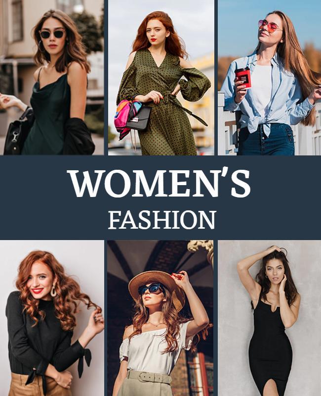 Trendy Womens Fashion Collection Flyer Template