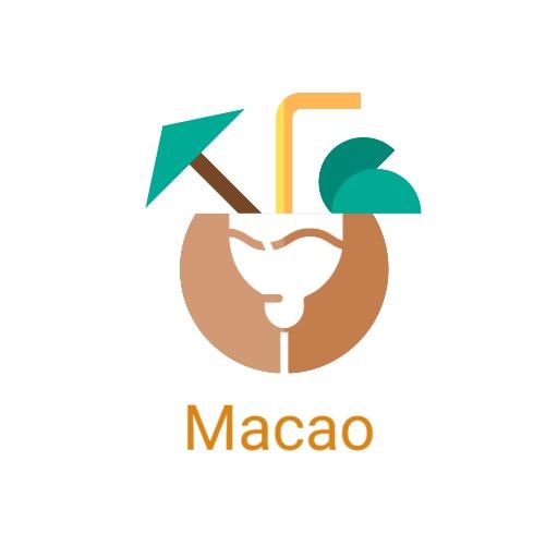 Tropical Coconut Drink with Juicy Elements Logo Template
