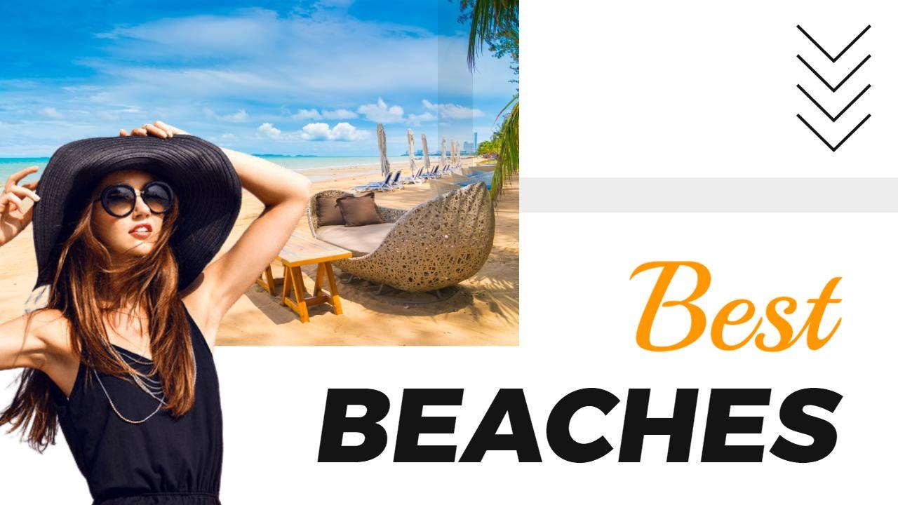 Tropical Paradise Beaches Travel YouTube Thumbnail Template
