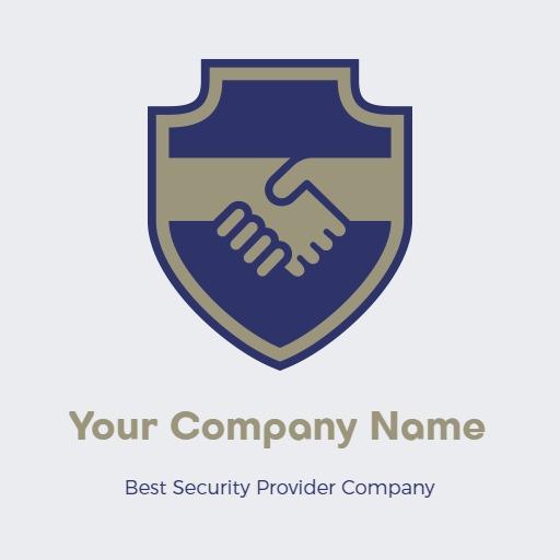 Trusted Shield Design Emphasizing Security and Partnership Logo Template