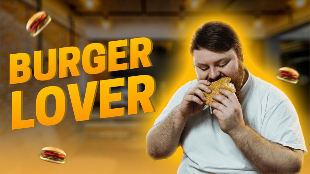 Ultimate Burger Lover Food YouTube Thumbnail Template