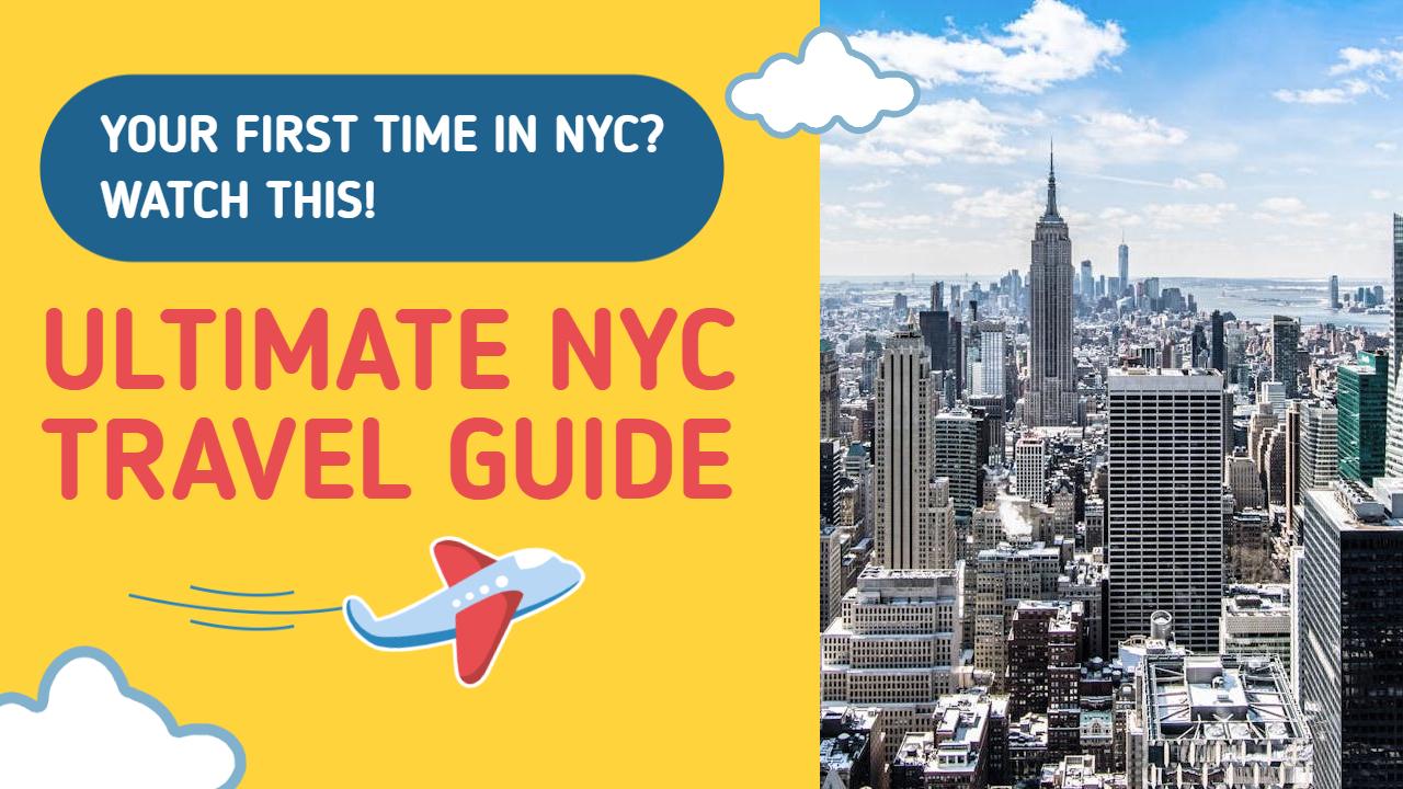 Ultimate NYC Adventure Travel YouTube Thumbnail Template