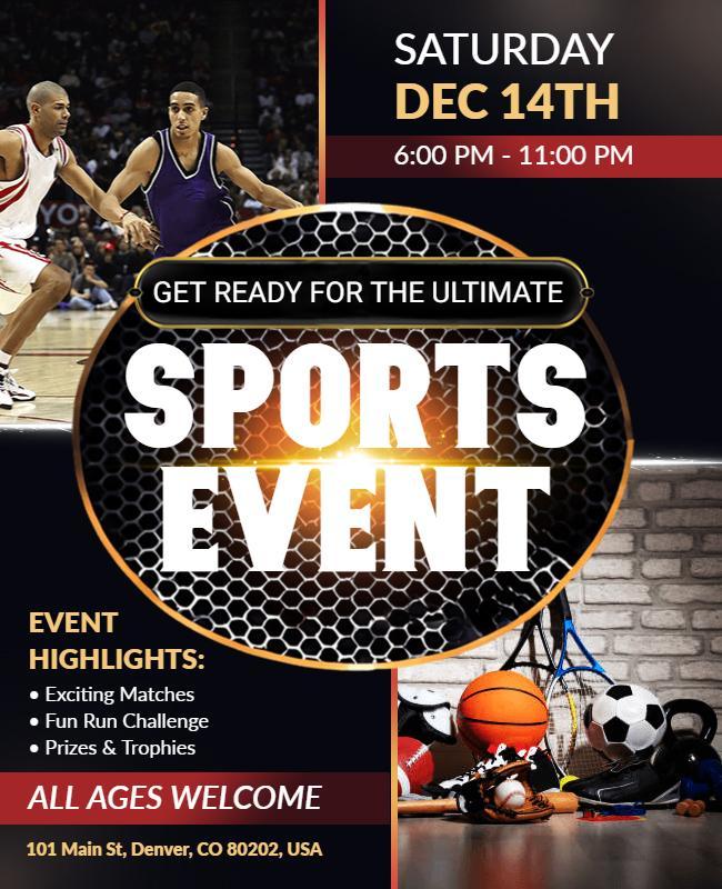 Ultimate Sports Event Flyer Template