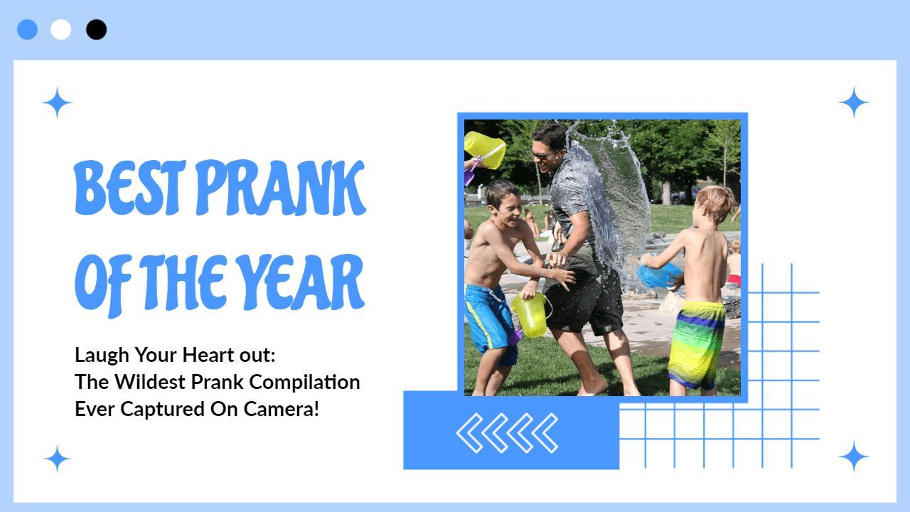 Ultimate Water Balloon Prank Compilation YouTube Thumbnail Template