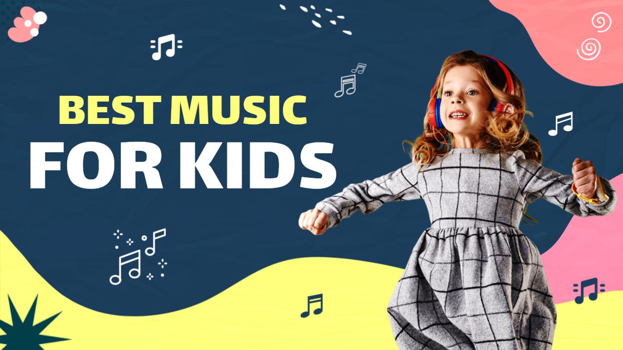 Upbeat Kids Dance Party Music YouTube Thumbnail Template