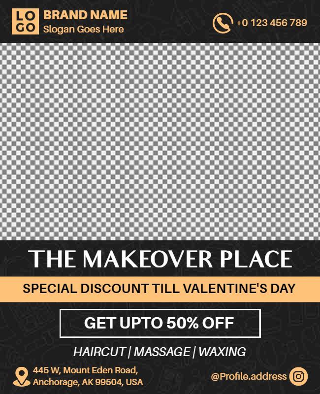 Valentines Day Spa Discount Flyer Template