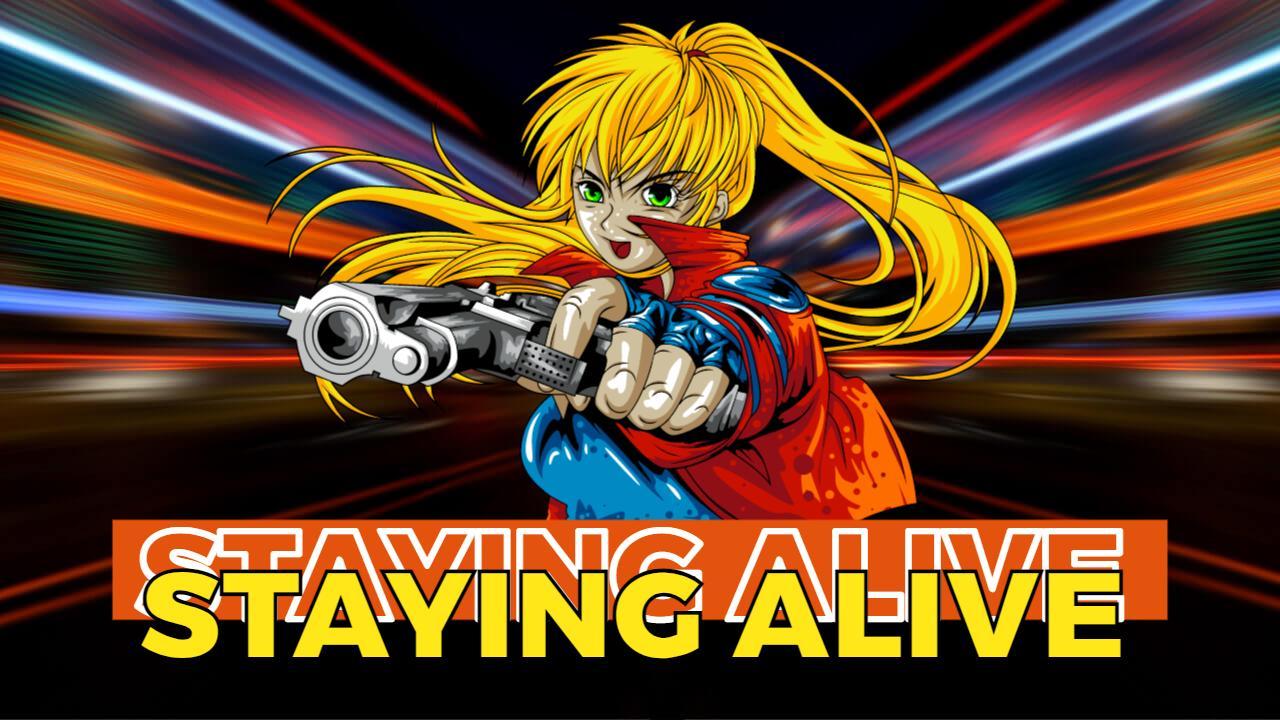 Vibrant Action Hero Shooting Gaming YouTube Thumbnail Template