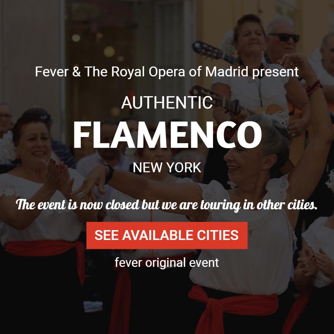 Vibrant Authentic Flamenco Dance Performance Poster Template
