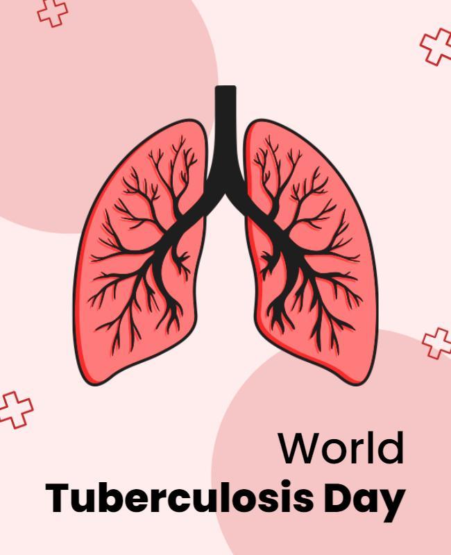 Vibrant Awareness World Tuberculosis Day Health Awareness Poster Template