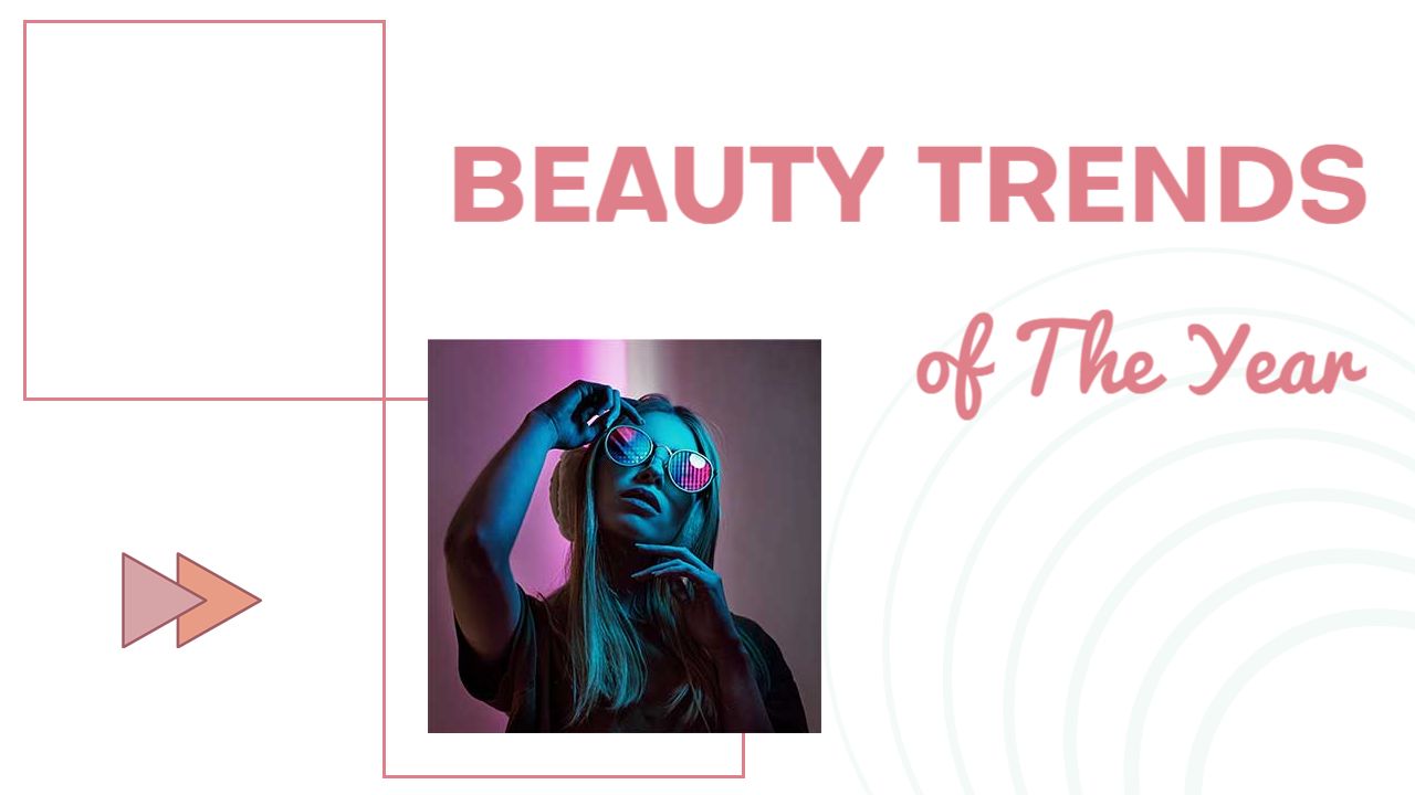 Vibrant Beauty Trends Showcase YouTube Thumbnail Template