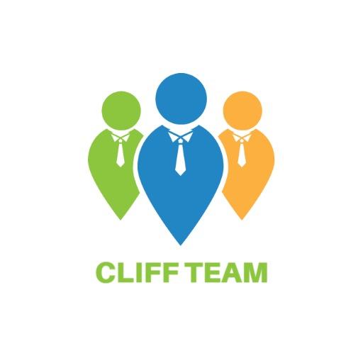 Vibrant Blue and Green Team Collaboration Logo Template