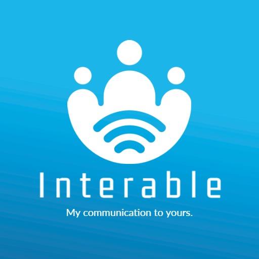 Vibrant Blue Design Showcasing Modern Communication Logo Template