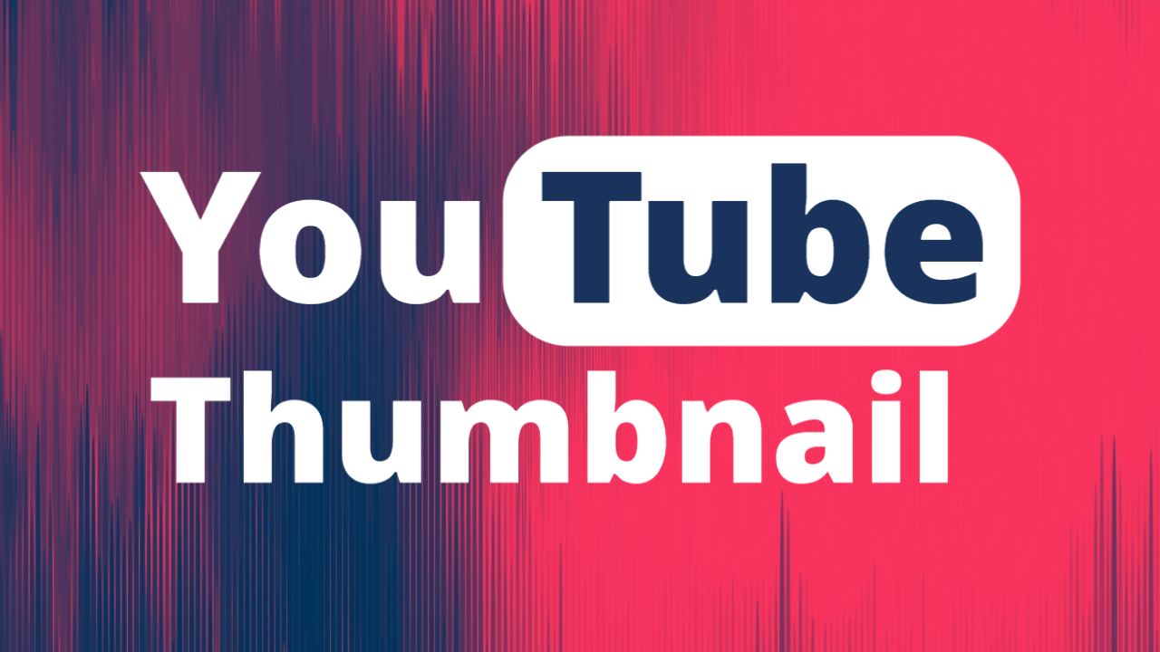 Vibrant Color Gradient Modern Abstract YouTube Thumbnail Template