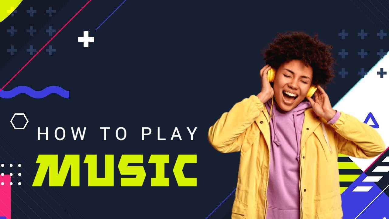 Vibrant Colorful How to Play Music YouTube Thumbnail Template