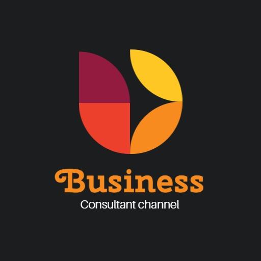 Vibrant Colors Representing Business Consultant Channel Logo Template