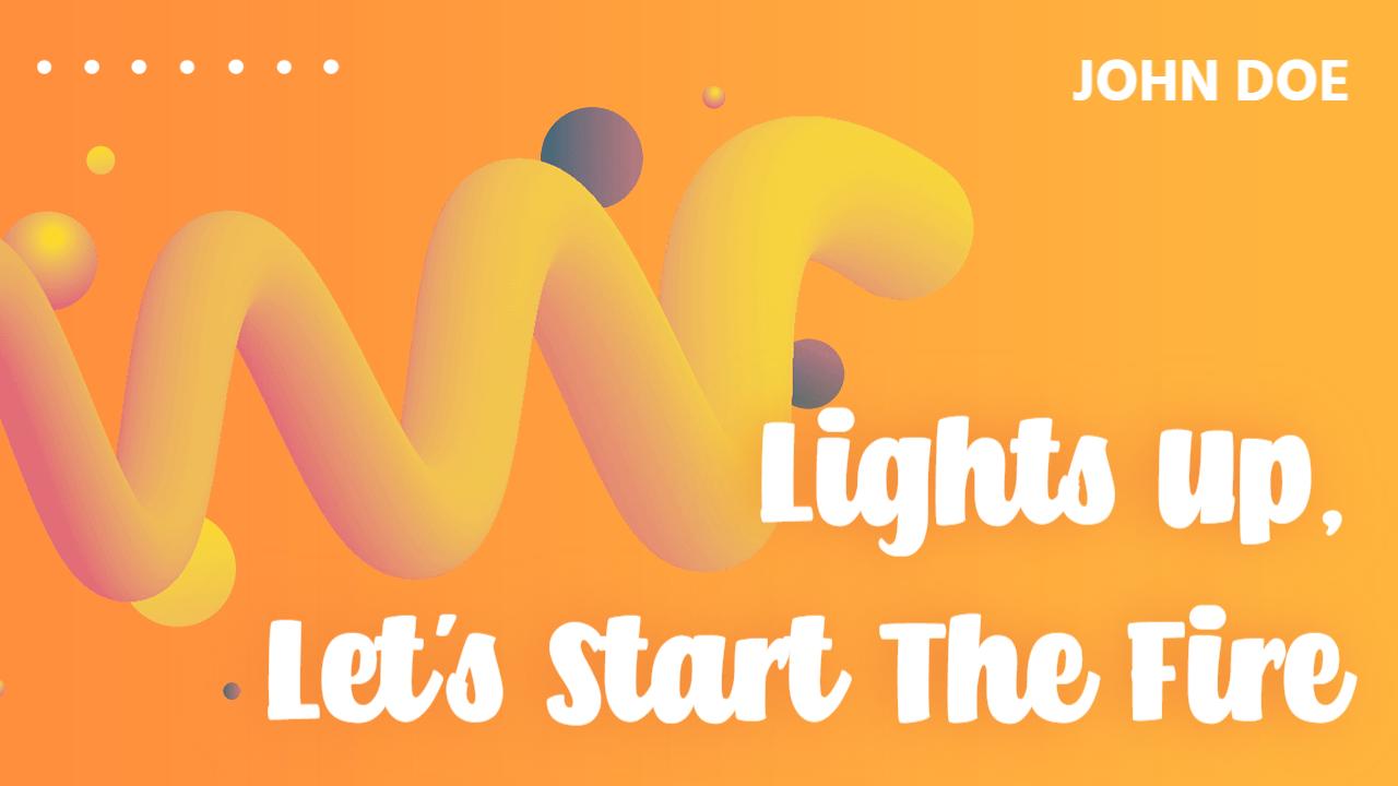 Vibrant Flames Celebration Event Trending YouTube Thumbnail Template
