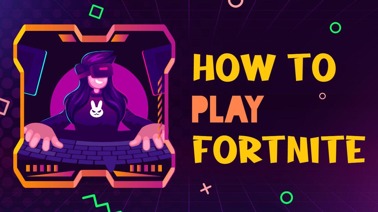 Vibrant Gamer Tutorial How to Play Fortnite YouTube Thumbnail Template