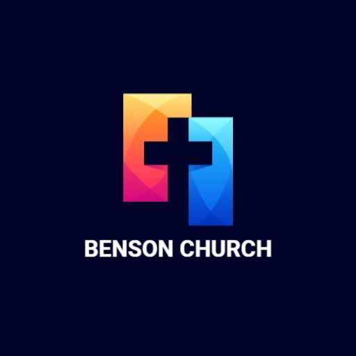 Vibrant Gradient Symbol Representing Faith and Community Church Logo Template